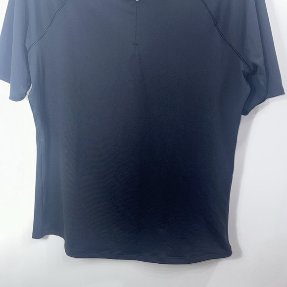 Athleta black short sleeve tennis top size medium - Picture 3 of 13